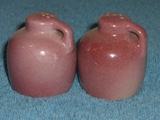 Jug shakers glazed rosetone